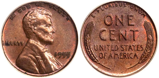 1955 Doubled Die Lincoln Cent